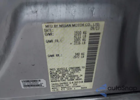 2014 Nissan Altima 2.5 S from USA, damaged, VIN 1N4AL3AP8EC143038